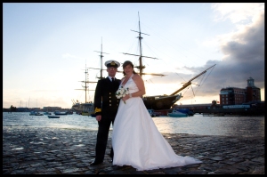 Wedding Photographer HMS Warrior